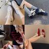 Flats Women Suede Sport Shoes Casual Walking Fashion Sneakers 2024 Spring New Lace-up Running Cozy Hiking Shoes Zapatos Femme