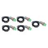 5PCS Inductive Proximity Switch NPN ABS Aluminum Alloy IP65 Waterproof Non Embedded Approach Sensor 6‑36VDC