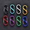 2pcs S Shape Carabiner Aluminum Alloy 8 Figure Clip for Outdoor Water Bottle Keychain Hooks Hiking Fishing Hooks