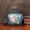 Lotus Embossing Shoulder Bags for Women Vintage Design Handbags Genuine Leather Ladies Crossbody Bag Purse GZW