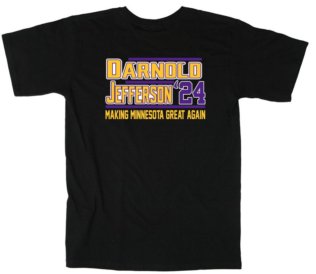 Sam Darnold Justin Jefferson 2024 Jersey Shirt T-Shirt