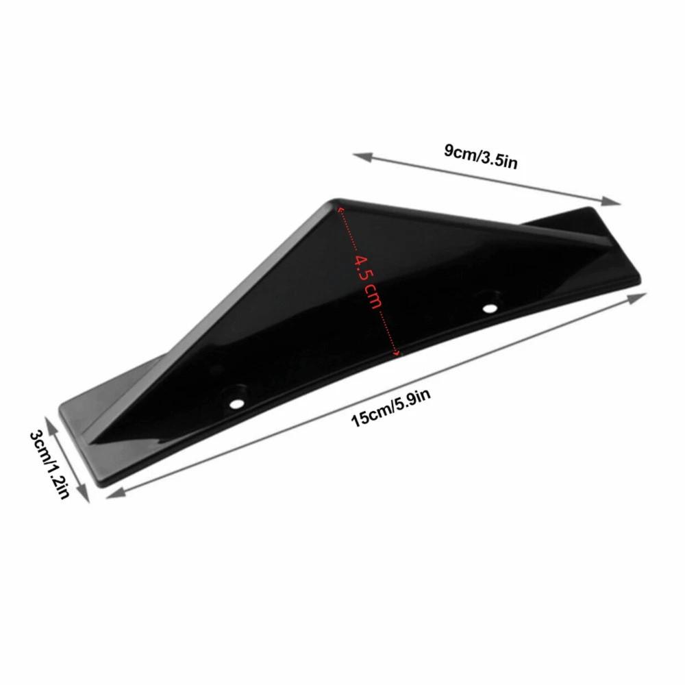 ABS Shark Fin Spoiler Universal Diffuser Lip Spoiler Sleek Rear Bumper Lip Body Appearance Upgrade