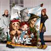 Personalized Custom Name Blanket - The Wizard of Oz Print Design,Blanket for Sofa,Bed,Travel,Camping - Soft and Warm, Great Gift