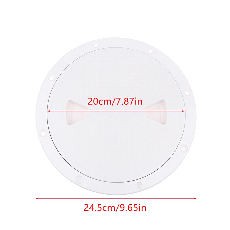 Круглые инспекционные люки из АБС-пластика с противоскользящей поверхностью, крышка люка для доступа с выкручивающимся винтом 4'' 6'' 8'' со съемной крышкой для каяков, яхт