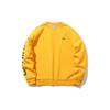 Li Ning Paris Fashion Week Color Block Logo Print Флисовая толстовка с круглым вырезом Унисекс толстовка Oil-Yellow AWDR609-2