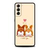 Милый Чехол для Телефона с Собакой Корги для Samsung Galaxy S26 S25 S24 S23 S22 S20 S21 FE Ultra S25 Edge Plus 5G Мягкий ТПУ Чехол Fundas Capas