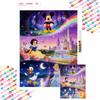 Набор для алмазной мозаики 5D DIY Disney Микки и друзья Сказочный замок и Карета Золушки Креативный декор для дома