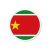 Aimant Rond Drapeau Guadeloupe - Multicolore - 9 Cm - 50 Pièces - Résine Synthétique - Mixte