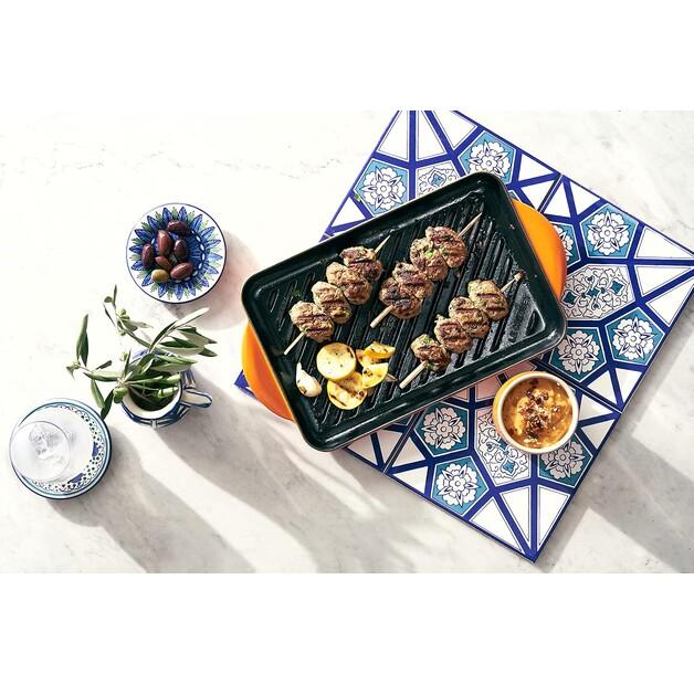 Сковорода Чугунная-гриль Le Creuset прямоугольная 32x22 см, красная (20202320900460)
