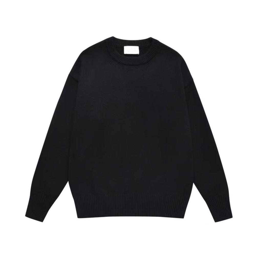 High-Quality Red Heart Peach Loose Pullover Couple Sweater