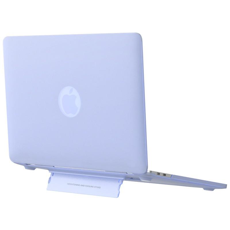 Защитный чехол для MacBook Air 13 Pro 14 с подставкой для отвода тепла, матовый, противоскользящий, в 8 цветах