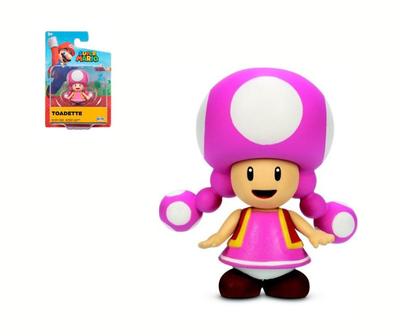 SUPER MARIO Статуэтка TOADETTE 6cm Nintendo s37 JAKKS PACIFIC