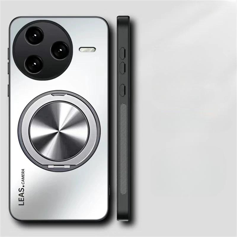 Матовый магнитный чехол POCO F7 Ultra Противоударный жесткий бампер Подставка Держатель Чехлы для POCO F7 Ultra F7Pro Накладка