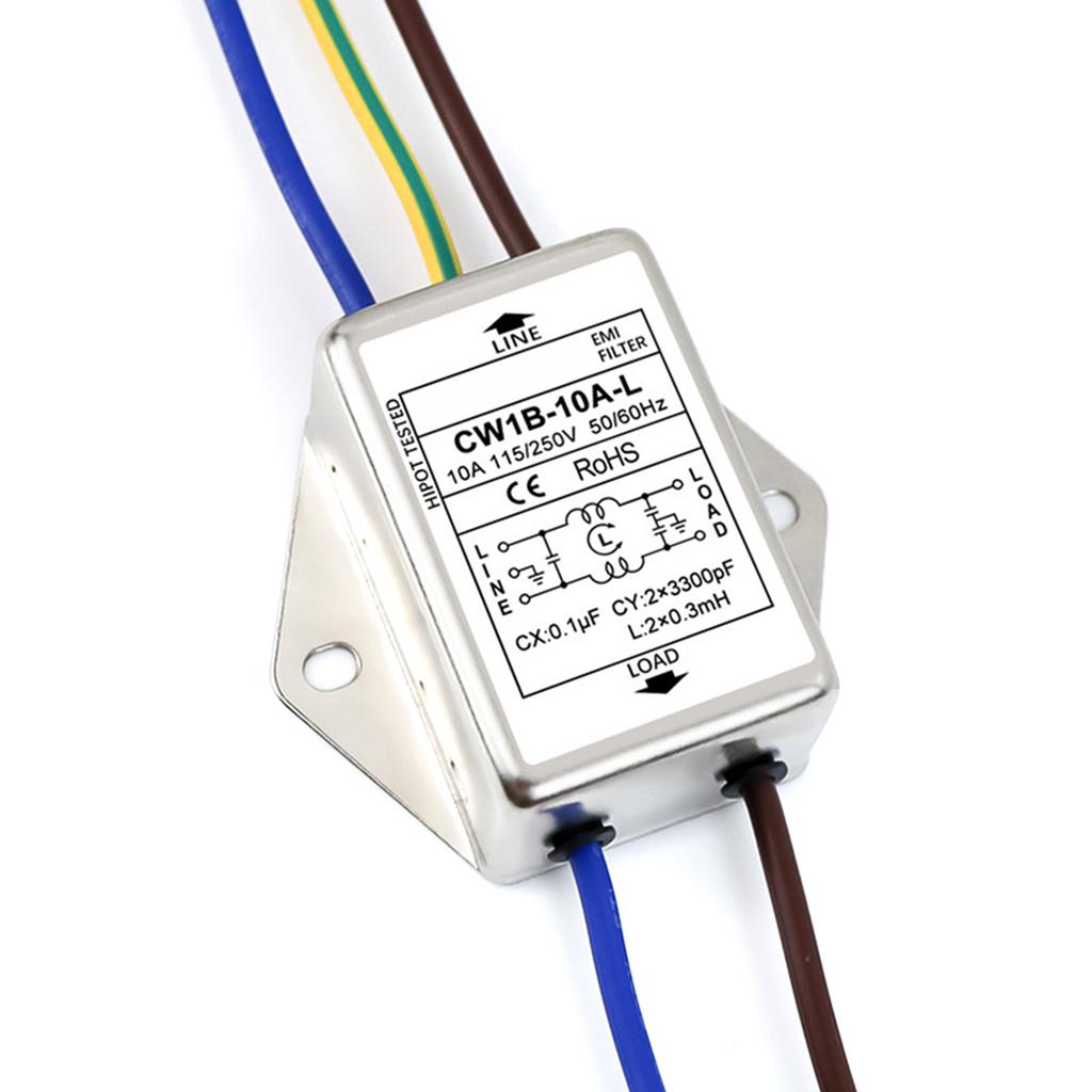 Practical Filters Single Phase 250V Designs To Reduce Electromagnetic Interferences In Various Electrical Applications