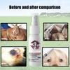 25ML Fleas Deterrent Spray Convenient Quick Effect No Residue Pet Body Fleas Soother Spray for Cat