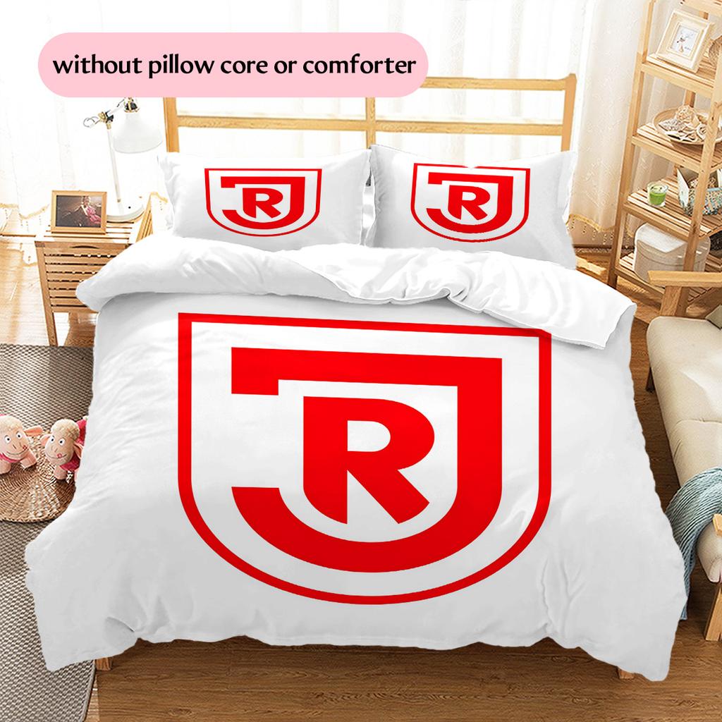 SSV Jahn Regensburg Pattern Bedding Quilt Set Home Decoration Gift (1 * duvet cover + 2 * pillowcase without core)
