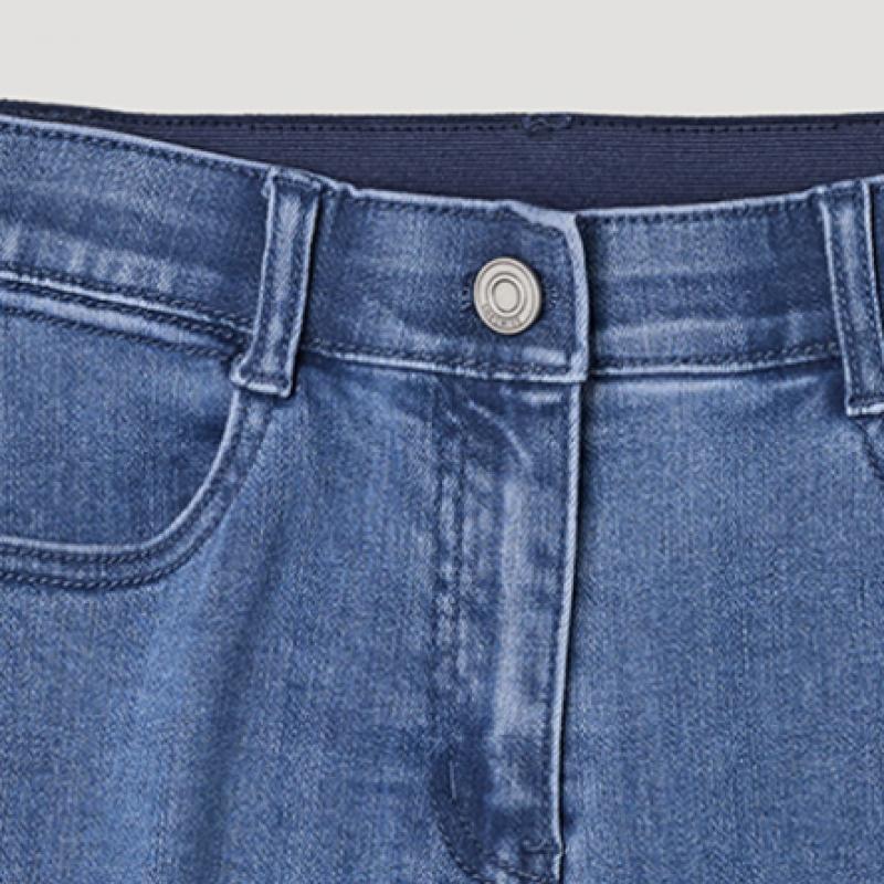 [She S miSS] Зауженные книзу джинсовые брюки с полосками SSmSlp22010 Bl