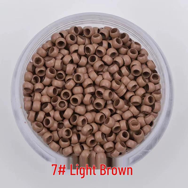 "2,5 мм наномедные микрокольца для наращивания волос - 1000 шт."