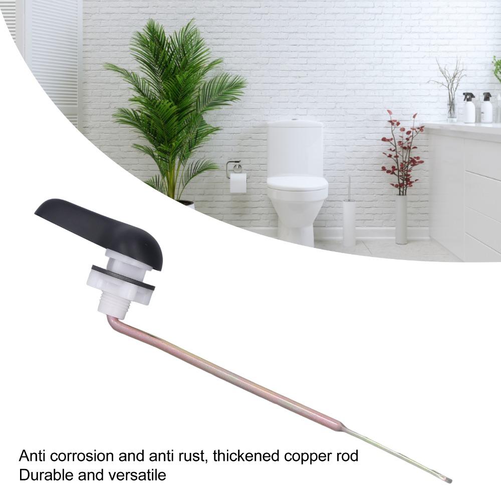 Black Toilet Lever Handle Zinc Alloy Toilet Tank Lever Toilet Flush Handle Toilet Flush Repair