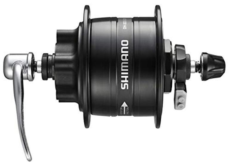 SHIMANO Втулка динамо 36H черная EDH3D32ALG5 DH-3D32-QR 16-28