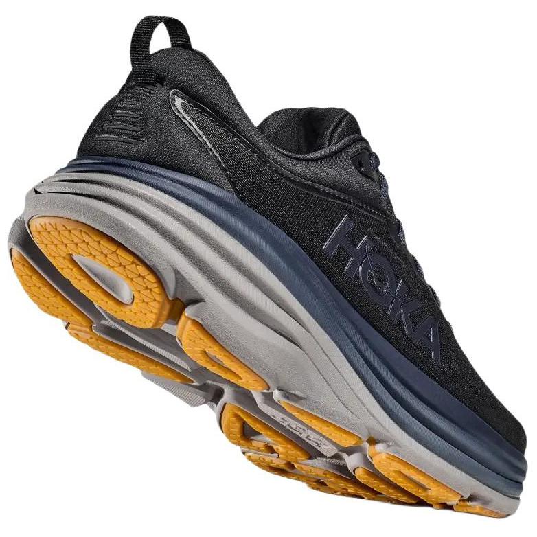 HOKA Bondi 8 Черный Железная руда Мужские кроссовки 1123202-BCKRN
