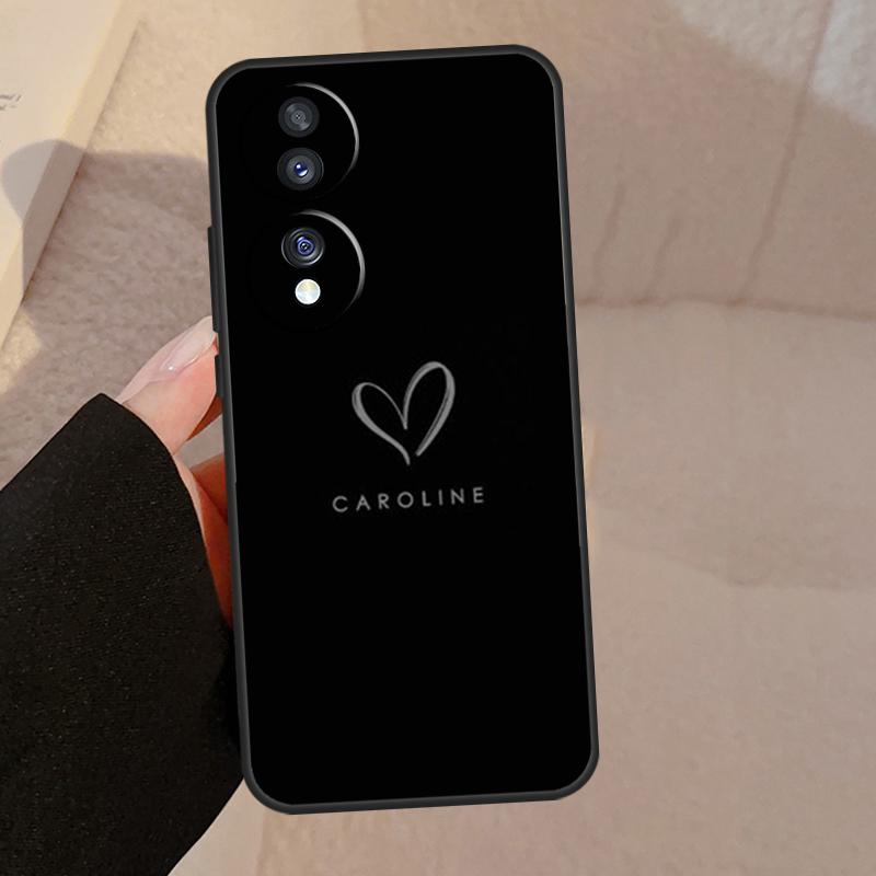 Персонализированный Пастельный Чехол С Именем Для Honor X9b X9a X8a X7a X6a X6 X7 X8 X9 8X 9X Honor Magic 5 Pro 50 70 90 Lite Чехол