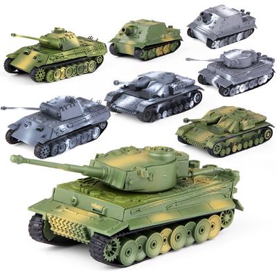1/72 Немецкий танк «Тигр-Пантера» Сборка своими руками Пазлы Игрушки Детская образовательная коллекция Использованный домашний декор Поставить на стол