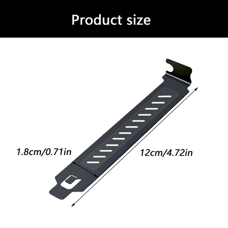 5 шт. 12 см Металлические заглушки для PCI-слотов Dust Plates для слотов расширения ПК Обеспечивают длительную защиту от пыли и износа