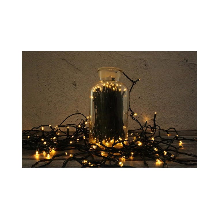 Solar LED Christmas Tree Lights - 240 Warm White Lights