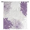 Purple White Flower Floral Chrysanthemum Tulle Curtains Modern Living Room Kitchen Chiffon Curtain Bedroom Sheer Valance Curtain