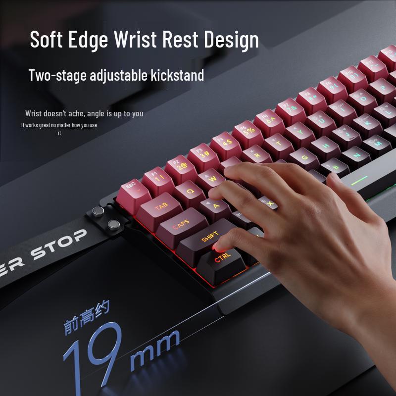 EWEADN F68 68-клавишная RGB мембранная игровая клавиатура