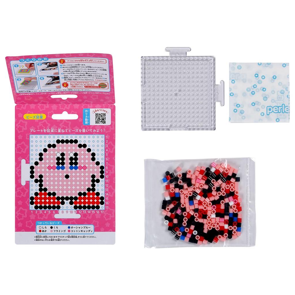 Kawada Perler Beads Character Beads Kirby of the Ages 5 and Iron Beads Easy! Set, Stars, Up, Toy, Hobby, 80-53542
