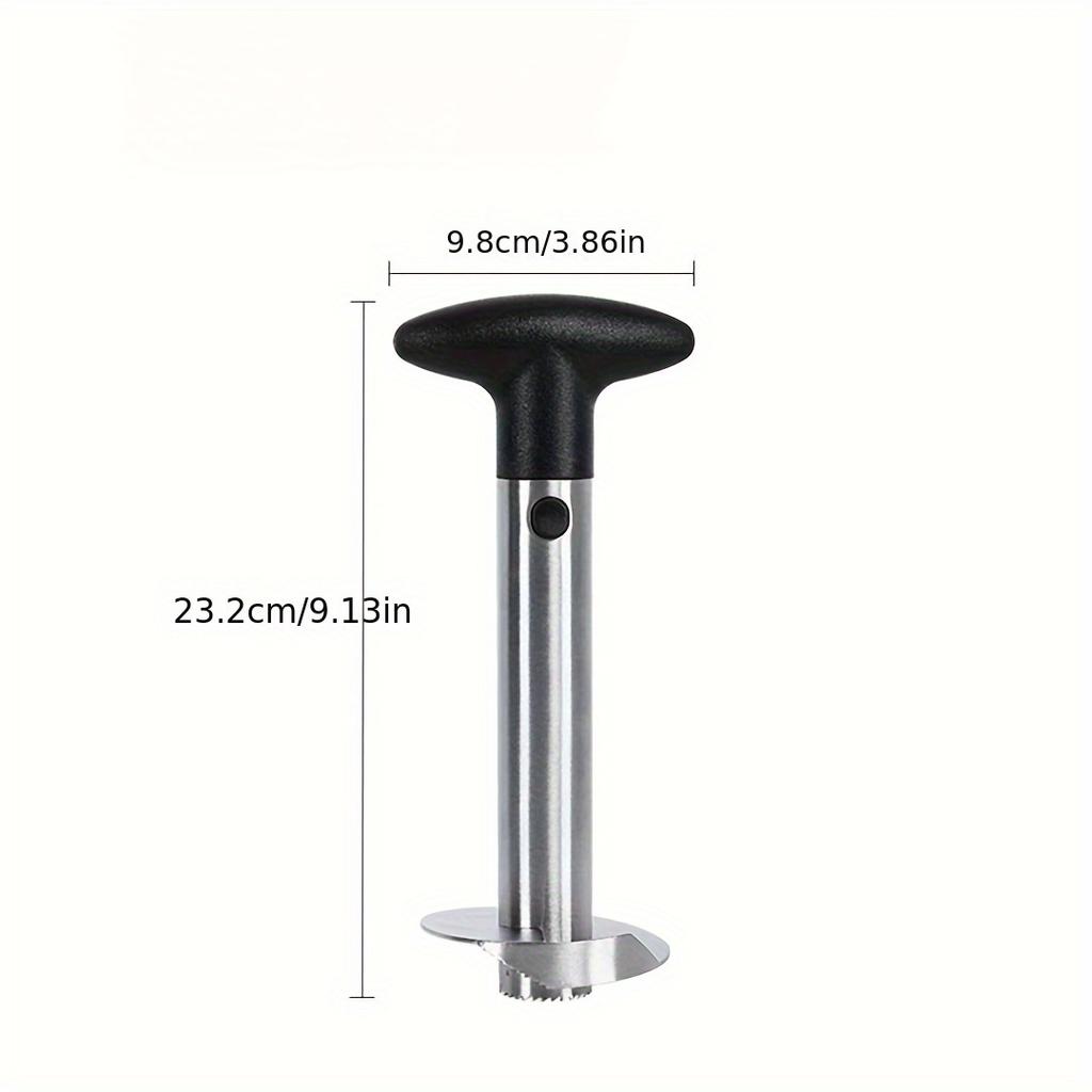 Простой в использовании ананасовый нож и слайсер из нержавеющей стали - Кухонный инструмент для легкого удаления сердцевины и нарезки