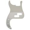 Musiclily Pro 13-Hole PB Bass Pickguard for Squier Sonic Precision Bass, 3-Piece, Aged White