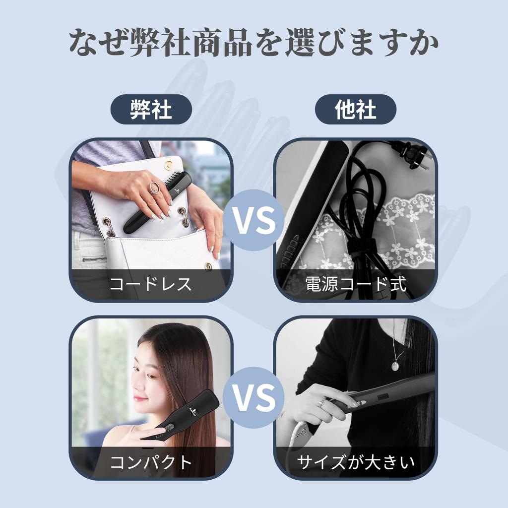 Прямая тепловая беспроводная щетка для волос, USB-щетка, расческа для волос, дождливая вьющаяся спальная сумка для хранения, удобная для сжигания керамики, быстрая температура для