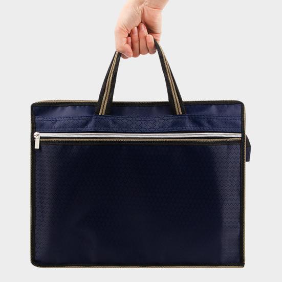 Портативный портфель с ручкой, из ткани Оксфорд с защитой от пятен, для встреч, для хранения ноутбука, ежедневное использование