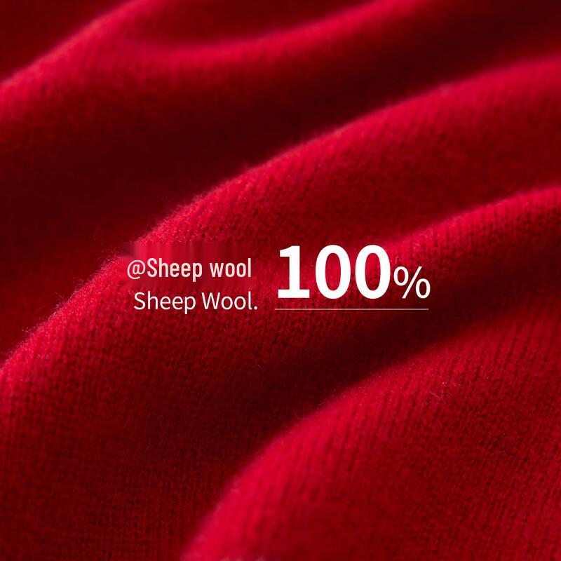 Женский свитер с круглым вырезом в стиле Fair Isle, 100% шерсть