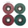 Nylon Fiber Flap Polishing Wheel Durable Non-woven Grinding Disc  Wood Cutting