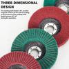 Durable Angle Grinder Flap Grinding Disc 10cm Non-woven Grinding Disc  Power-operated Grinders
