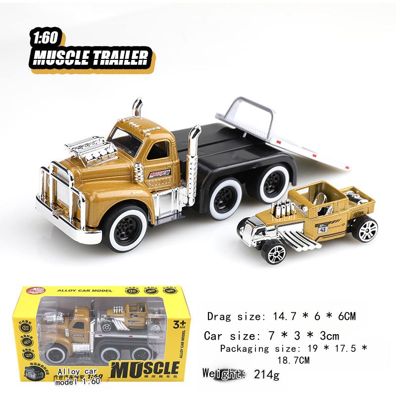 Vintage American Muscle Truck Model Car Toy for Boys