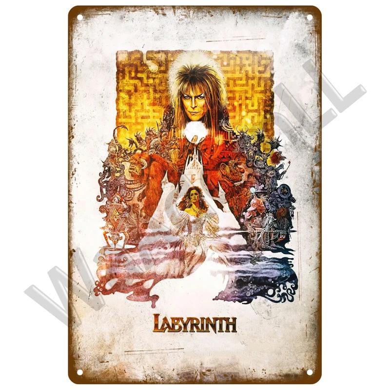 Vintage Films Poster Retro Tin Sign Aesthetic Living Room Cinema Metal Sign Industrial Deco Home Metal Wall Decor Decoration