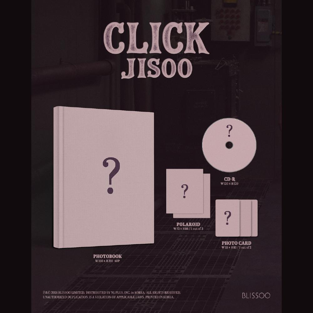 Предзаказ сингла JISOO CLICK Версия с фотоальбомом. & YG ВЫБЕРИТЕ ПОБ