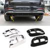 Для 2020-22 Mercedes-Benz GLE 350 GLE 450 GLC GLS W167 X253 X167 2020 ABS автомобильный декоративный стикер на насадку выхлопной трубы глушителя