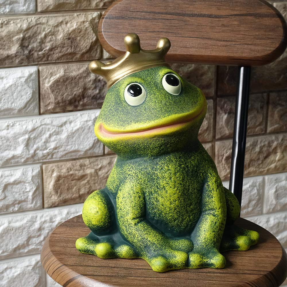 Лягушка-принцесса 24 см Лягушка Товары Украшение Лягушка Разные товары Сделано в Португалии Терракотовый орнамент pto-2310g