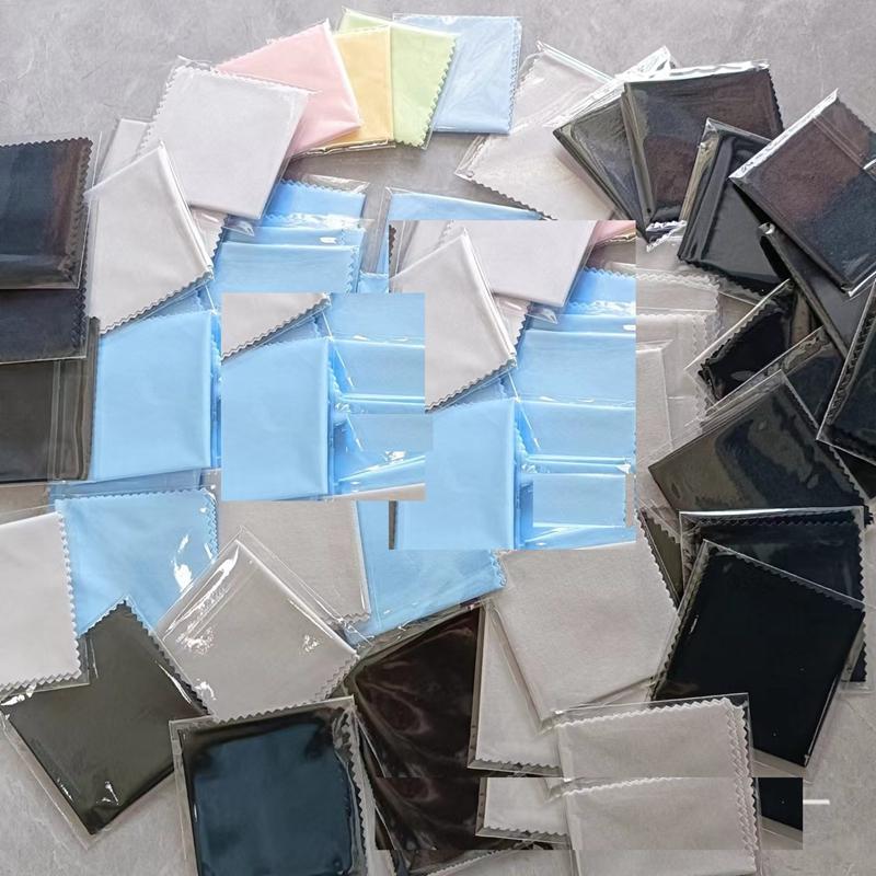 100pcs Individual Packaging Large Size 13x13cm 230gsm Glasses Lens Microfiber Cleaning Cloth Eyeglasses Wipe Cleaner