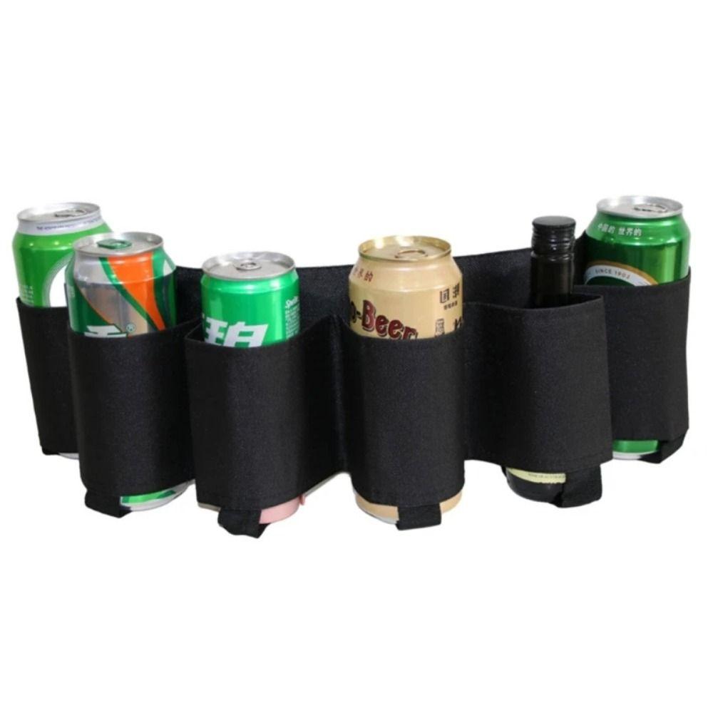 Camouflage Beverage Storage Fannypack 6 Pockets Beer Belt Holder Waist Pack Picnics