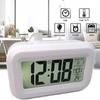 12/24h LED Digital Display Alarm Clock Home Office Bedside Power Multifunction Snooze Temperature Night Light Date Alarm Clock