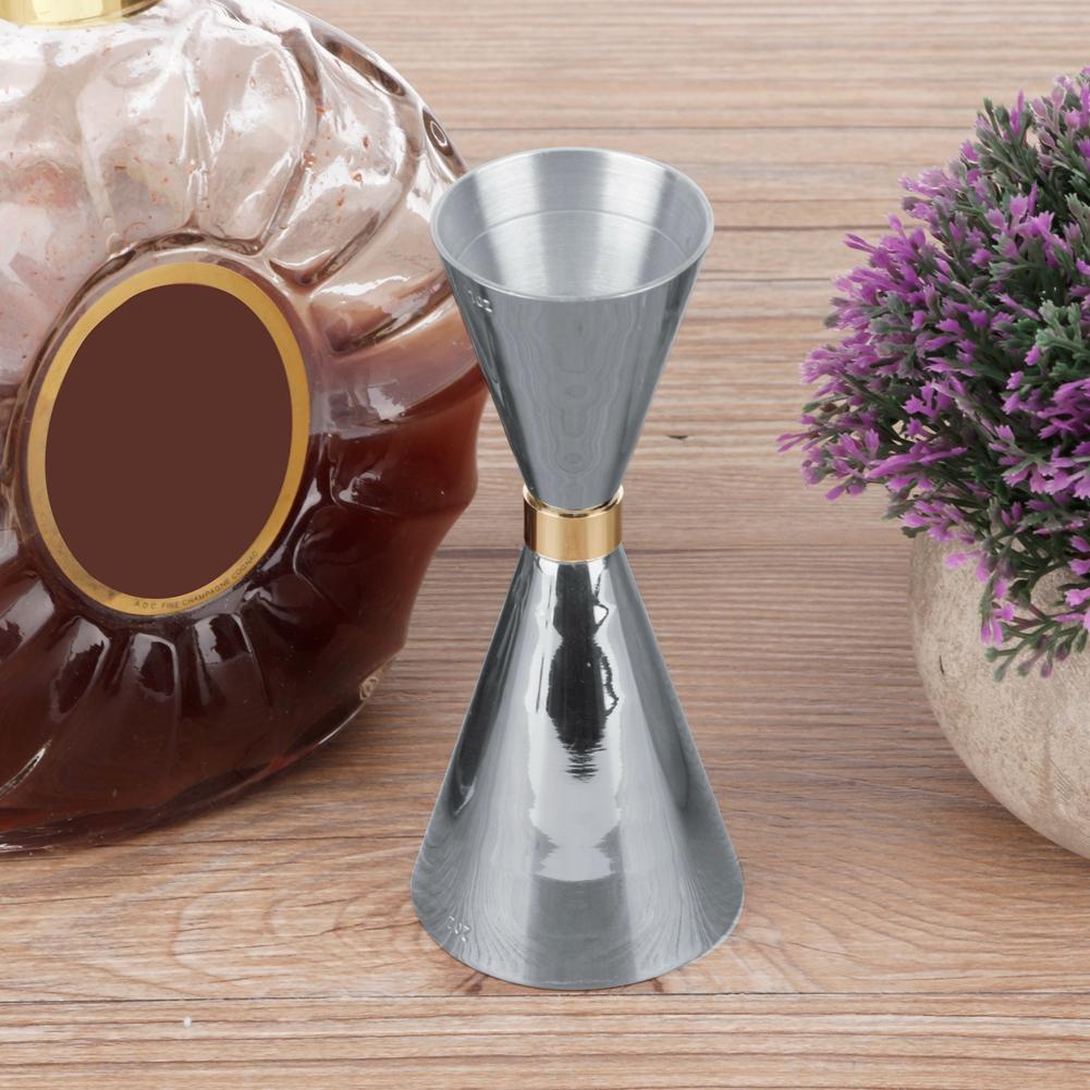 30ml 60ml Stainless Steel Jigger Cone Shape Drink Wine Measuring Cup Bar Accessories Tool