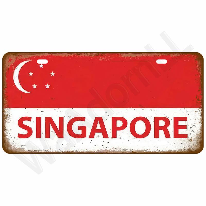 Retro Metal Sign Wall Art Mural Aesthetic Room Home Decor Items Poster Vintage Metal Plate Garage Decoration Tin Sign Plates Bar