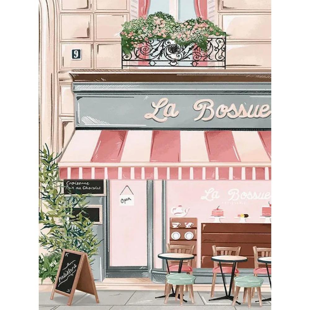 Алмазная живопись Полный дрель Городской пейзаж Круглая алмазная живопись Ручная работа Искусство Мандала Diy Алмазная мозаика Картина Украшение дома